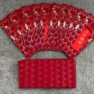 Hermes Red and Gold Decorative Envelopes, Year of Dragon